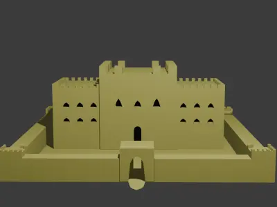 Catle Free low-poly 3D model
