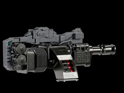 Sci-fi Gun 3D model get