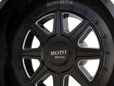 MOTO METAL PHANTOM WHEEL 3D MODEL 3D model