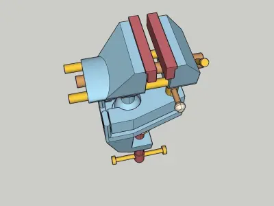 Rotary vise 3D model