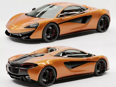 Mclaren 570s Spider 3D model