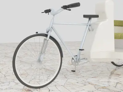 Bike Rickshaw 5 - 4K 3D model