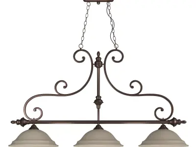 Chandler 3 Light Island Bronze 3D model