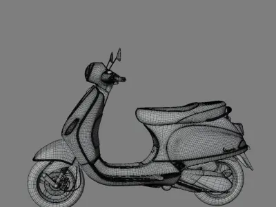 Piaggio Vespa LX125 3D model