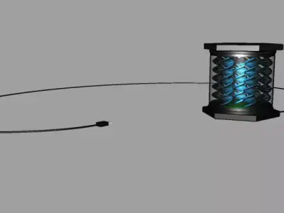 DNA Powered External Hard Drive Free 3D model