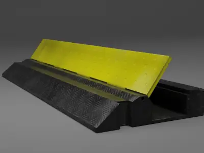 Cable Protector game ready Free low-poly 3D model