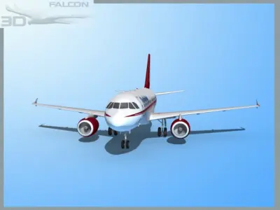 Falcon3D A319 Fastwings 3D model