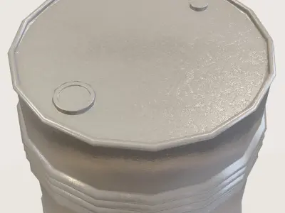 Oil Drum 01 Low-poly 3D model purchase