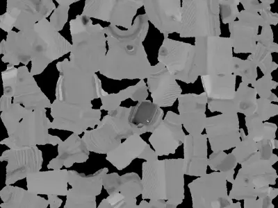 Brown Pistol 3D model order