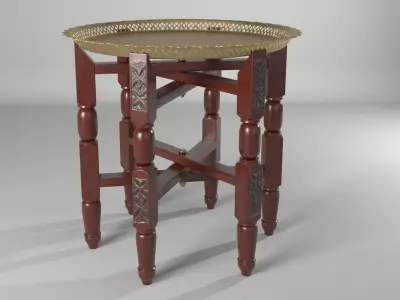 Moroccan Coffee Table 3D model
