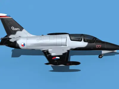 Aero Vodochody L-39C Albatross V01 3D model