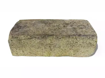 Fireclay Brick Low-poly 3D model purchase