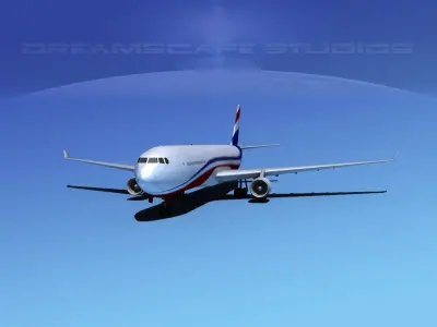 Airbus A330-300 Corporate 5 3D model