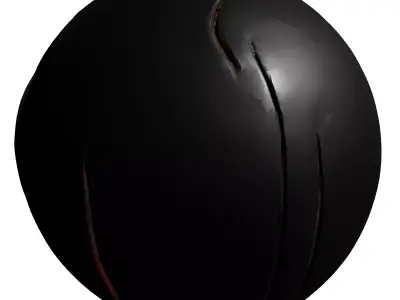 Realistic Medicine Ball Gym Equipment Low-poly 3D model