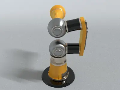 laos Mechanical arm robot Low-poly 3D model