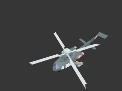 Helicopter 3D model get