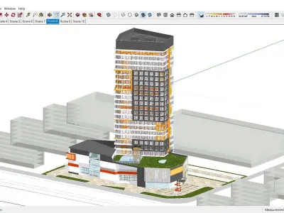 Sketchup Building 262 3D model
