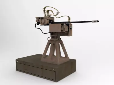 Zeep Gun C Low-poly 3D model