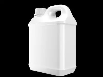 Jerry cans 1000ml Low-poly 3D model