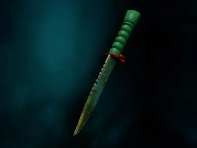 OLD M9 BAYONET  Free low-poly 3D model