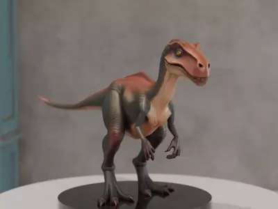 dinosaur 3D print model 4