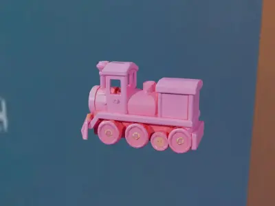 Our Lovely Pink Train 3D print model