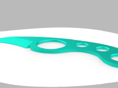 TACTIC KNIFE GRIFFIN EDITION Low-poly 3D model