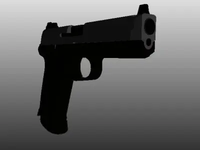 glock Gun 3d Free 3D model