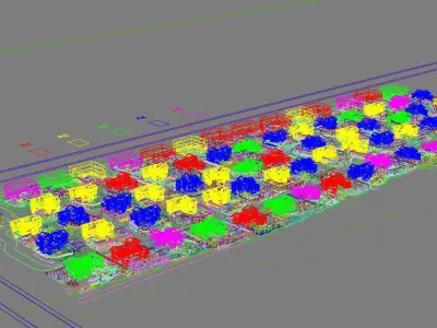 Architecture city 3D model 8
