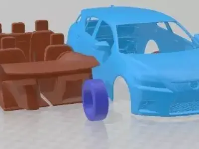 Lexus CT 200h 2014 Printable Car  3D print model