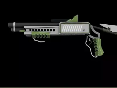 Shotgun 3D model 5