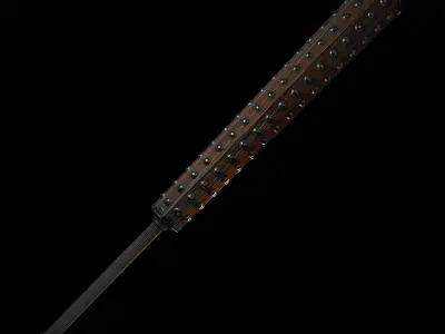 Kanabo  Low-poly 3D model