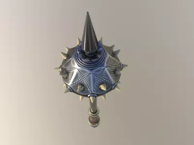 Mace GameReady LowPoly 3D model Low-poly 3D model