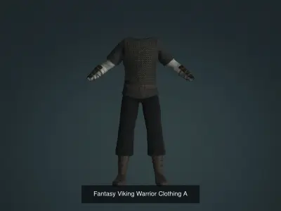 Fantasy Viking Bundle 3D Model Pack