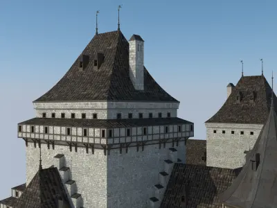 Medieval castle 3D model by 3DModelWarehouse