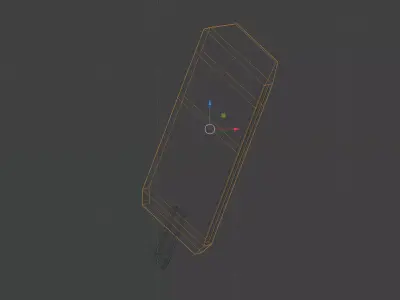 Anime Mecha Sword Powered Futuristic Weapon 3D Model Free low-poly 3D model
