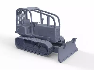Bulldozer 3D model buy