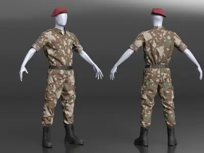  Somali Soldier Uniform 