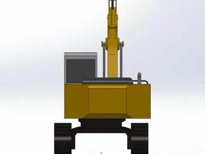 excavator 3D model order