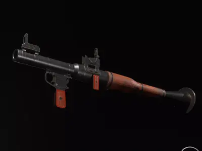 RPG-7 Low-poly 3D model