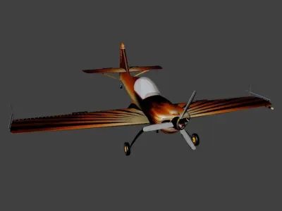Zlin Z 50 lx Free low-poly 3D model