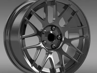 Chevrolet Camaro 2012 Hennesey rim 3D model