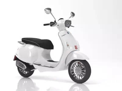 Vespa Sprint White 3D model