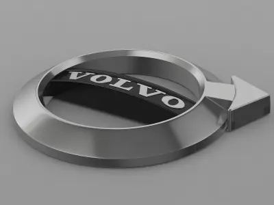 volvo logo 3D model