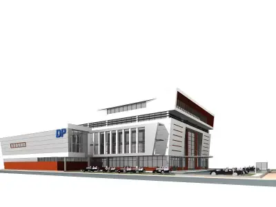 Office Building 3D model 278