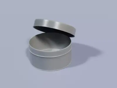 Cookie Tin Low-poly 3D model