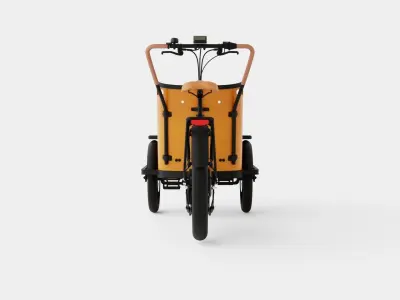 ECargo Round Bike Low-poly 3D model