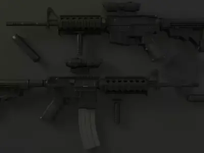 M4A1 Rifle 3D model