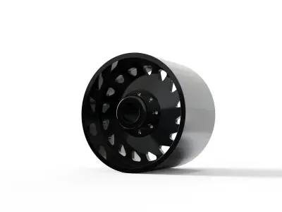 REAR SPECIALITY FORGED D001 WHEEL 3D MODEL 3D model