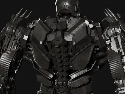 Cinematic Sci-Fi Tranformer - AAA Hard Surface 3D Model 3D model
